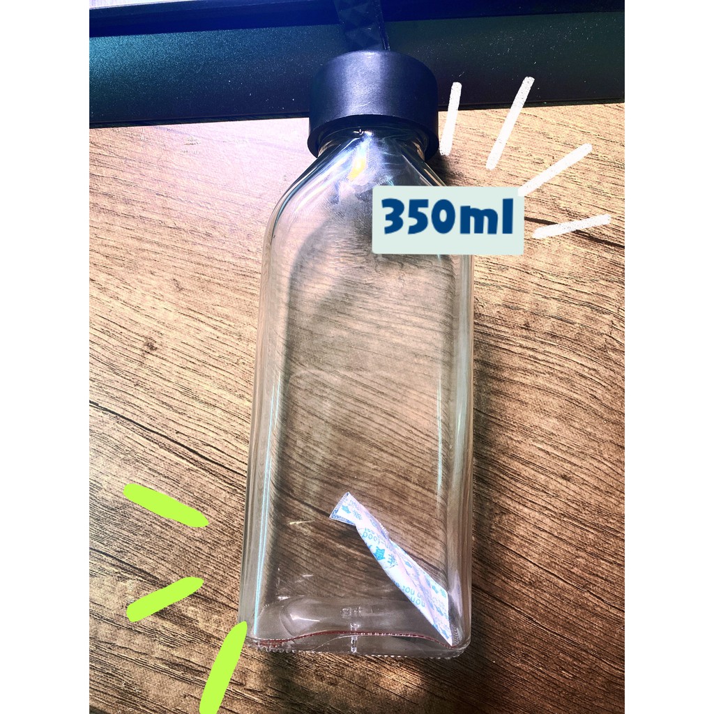 方形水瓶/玻璃瓶/水杯 350ML