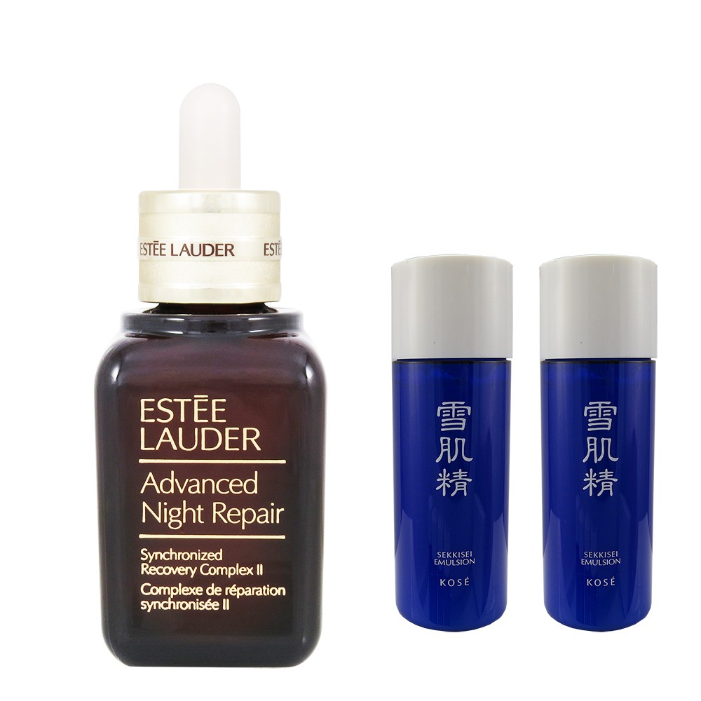 ESTEE LAUDER 特潤超導修護露 50ml+KOSE 雪肌精乳液33ml*2