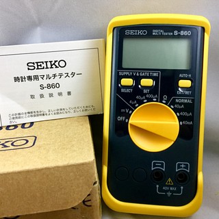 SEIKO(精工舍) 全新 鐘錶 師傅必備 原廠 數位 石英錶 測錶機 檢測器 檢測儀 電表 S860