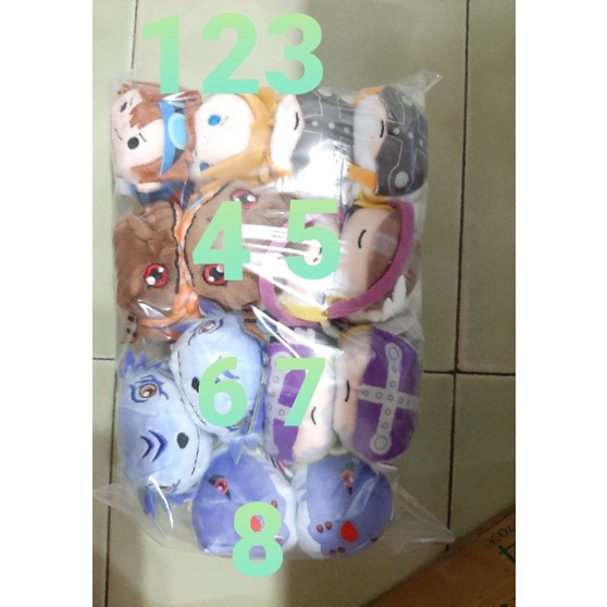 絕版 日本限定 TSUM TSUM 數碼寶貝 天使獸 太一 加魯魯 天女獸 大和 暴龍獸 娃娃 趴娃 native