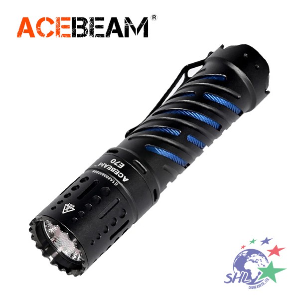 ACEBEAM 泛光高亮度戰術手電筒 / 4600LM / 標配不含電池 / E70【詮國】