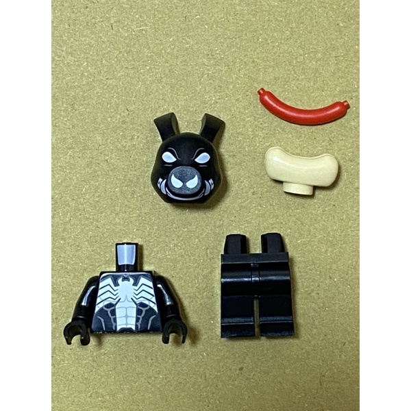 LEGO 樂高 人偶 黑色 豬豬人 漫威 蜘蛛人 40454
