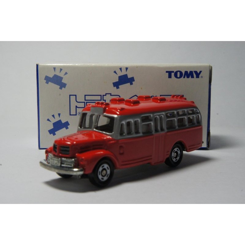 Tomy(tomica)小汽車 絕版藍標字樣 抽抽樂 第四彈 ISUZU 五十鈴牛頭巴士(1/110公車模型車)