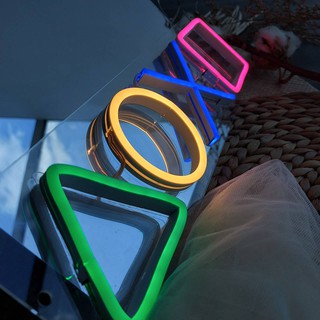 霓虹燈 LED 圖片 PLAYSTATION NEON PLAYSTATION NEON 房間裝飾霓虹燈遊戲燈 PS 裝