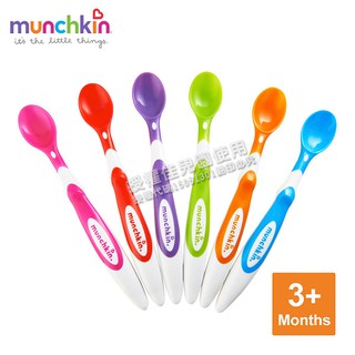 美國 munchkin 安全彩色學習湯匙6入【佳兒園婦幼館】