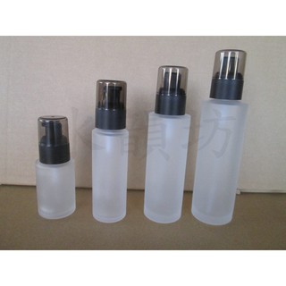 《水韻坊》30ml/50ml/80ml/100ml磨砂乳液瓶 玻璃瓶 分裝瓶