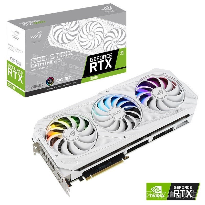 華碩 ROG STRIX RTX3080 O10G WHITE 鎖算力