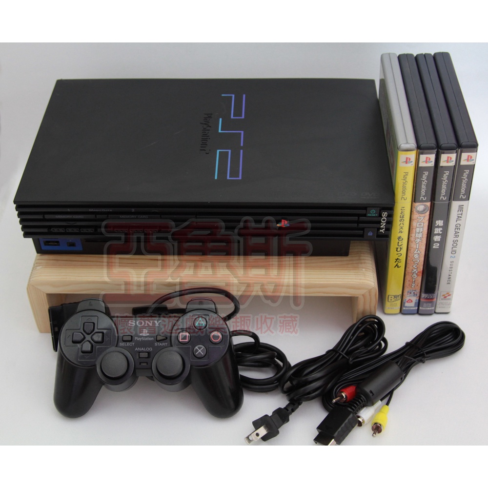 亞魯斯】PS2遊戲主機(未改機) SCPH-10000 型厚機黑色款/ 中古商品/含運費(看圖看說明) | 蝦皮購物
