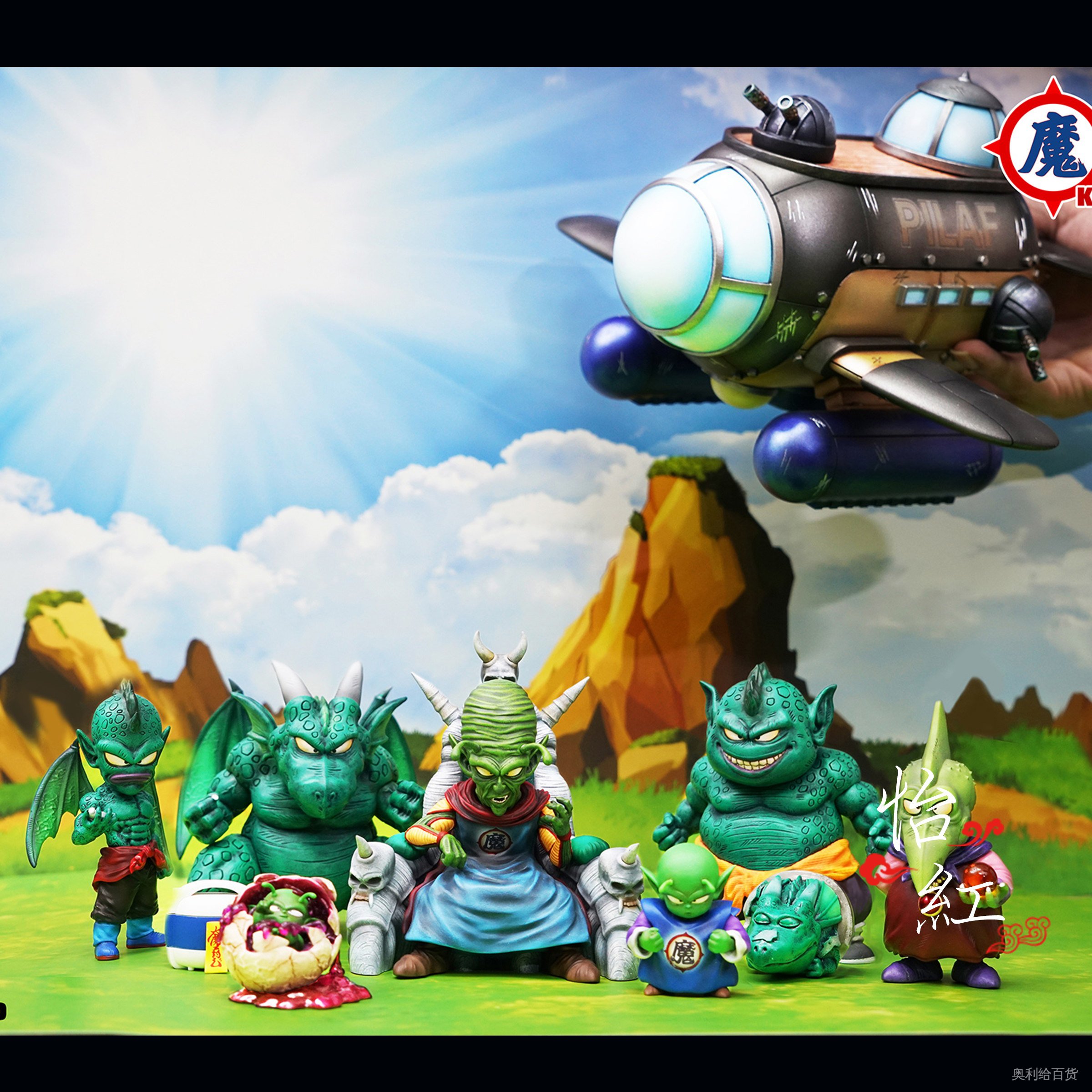 Jacksdo Jk Wcf比克大魔王家族和宇宙飛船gk 限量雕像手辦 蝦皮購物