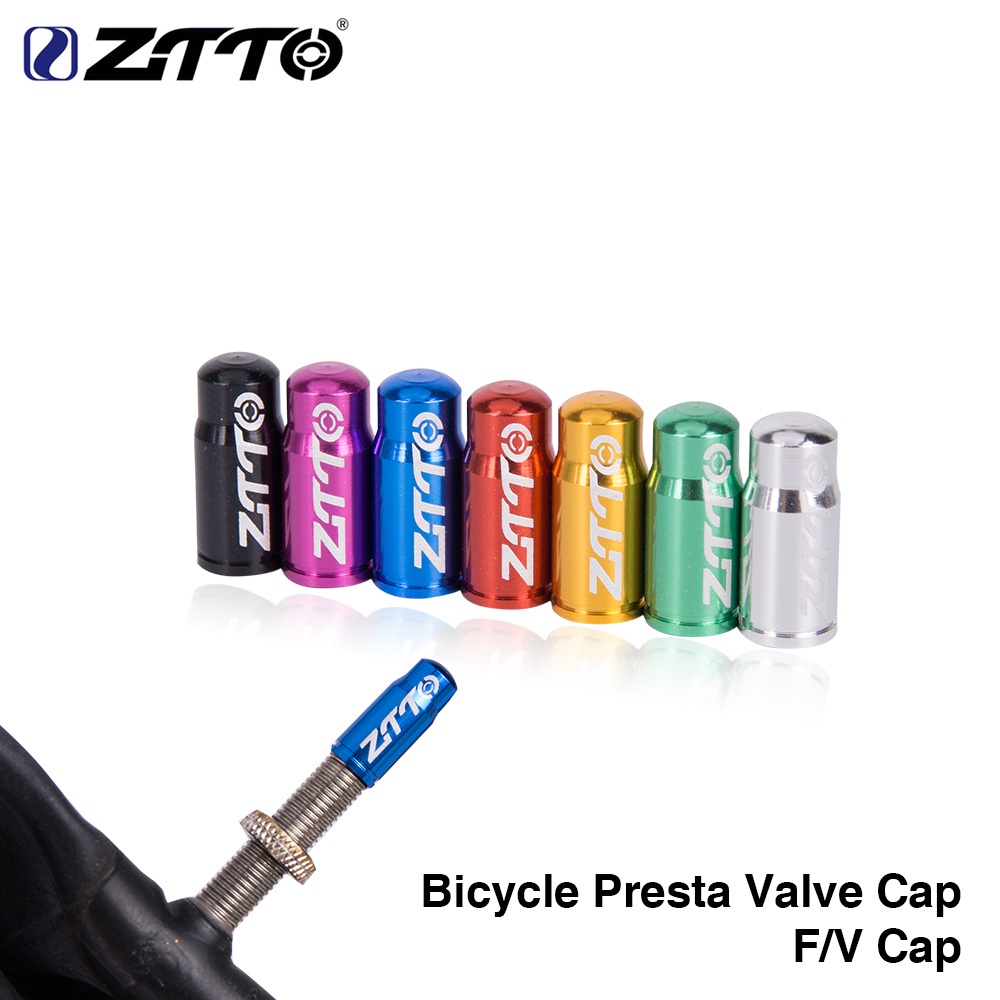 Ztto 2 件 MTB 公路自行車公路車 Presta 閥蓋適用於 F/V 輪胎內胎輪胎防塵罩自行車零件