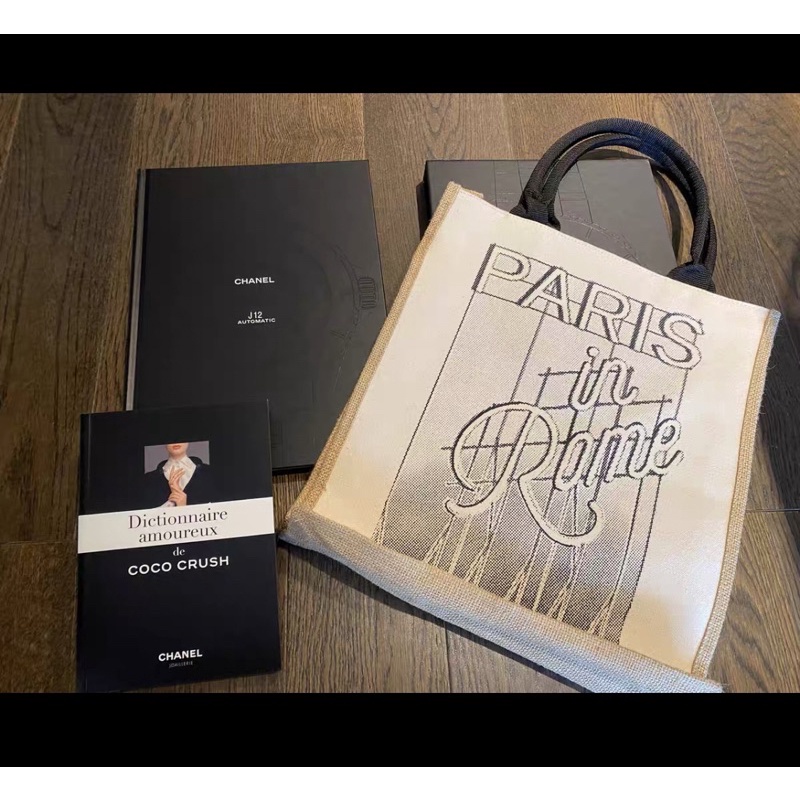 2016年 巴黎在羅馬高級手工坊系列 北京展 香奈兒viiip禮品 帆布包