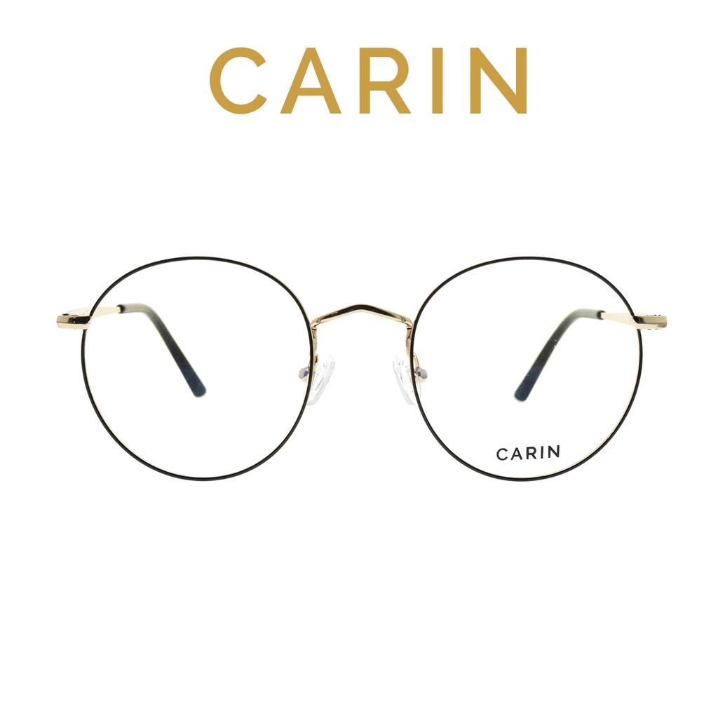 韓國 CARIN 眼鏡 BLOSSOM+ C1 (黑白/金) 圓框 鏡框 【原作眼鏡】