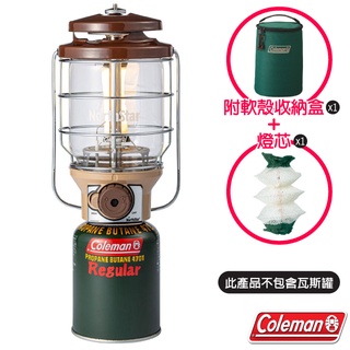 【美國 Coleman】 2500 北極星瓦斯燈(附盒+燈芯x1).露營燈 CM-38473 胡桃黃
