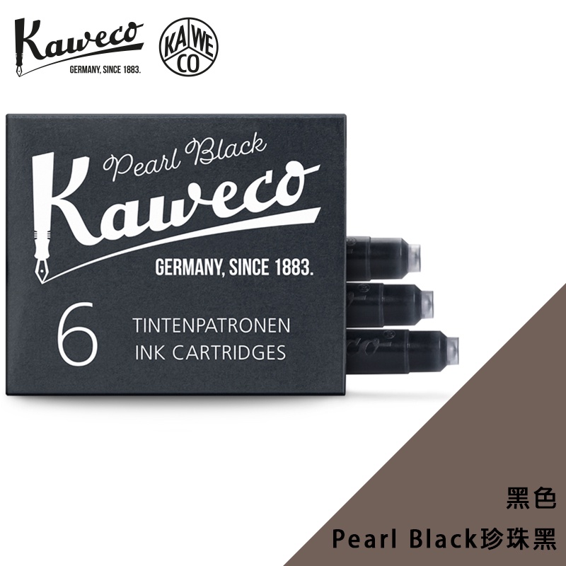德國 KAWECO 鋼筆 卡水 六卡盒36入裝 八色可選 Ink Cartridges 6-Pack 德國製 卡式墨水管