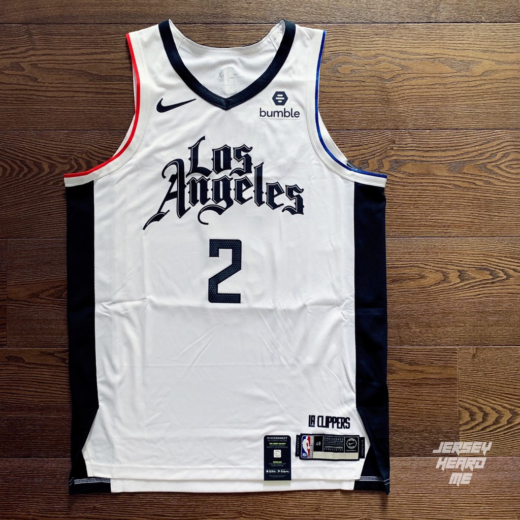 球衣藏家 Kawhi Leonard City Edition 快艇城市版球員版贊助標nba 球衣 蝦皮購物