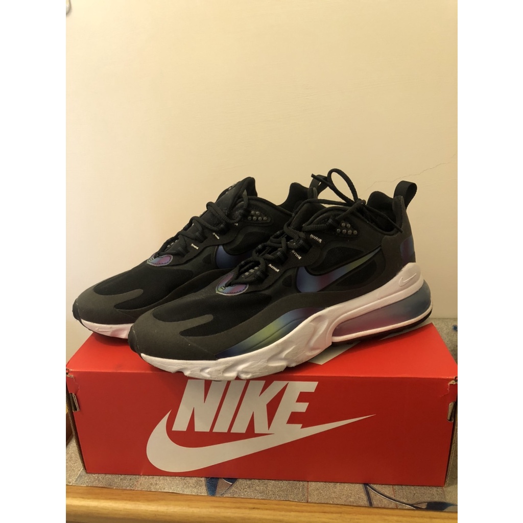 [歐鉉]NIKE AIR MAX 270 REACT 20 黑色 炫彩 變色龍 氣墊 休閒鞋 男鞋 CT5064-001