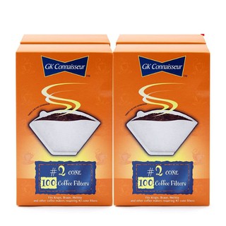 GK Connaisseur 進口咖啡濾紙2杯份 100片4盒 C208068