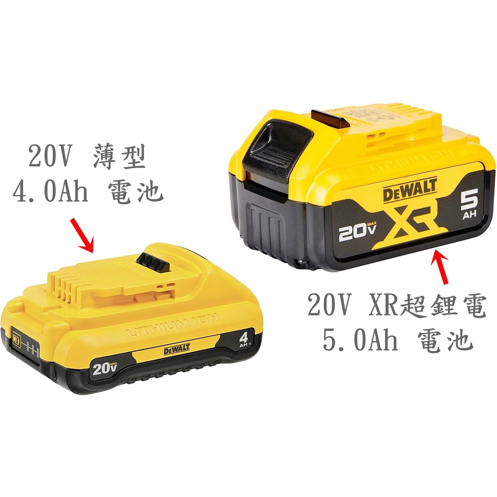DCB240【花蓮源利】DCB203公司貨20V薄型鋰電池 DCB115得偉 DCB182 XR超鋰電電池 DCB205