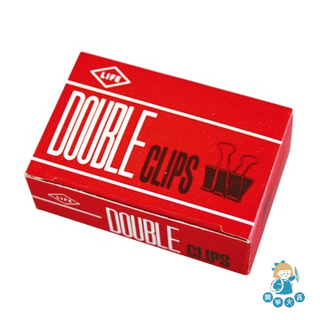 【開學文具】LIFE 徠福 黑色19mm 長尾夾盒 NO.112