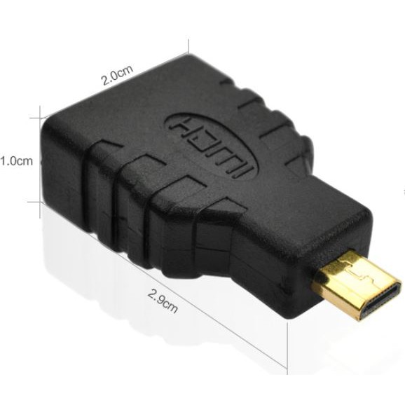 【不囉嗦24H送出】HDMI 轉 MICRO HDMI  轉接頭 鍍金 (螢幕傳輸線 螢幕轉接頭 VGA D-SUB)