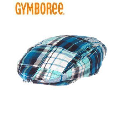 全新 美國童裝 Gymboree 男童 格紋帥氣鴨舌帽 造型帽 小偷帽 4-5T