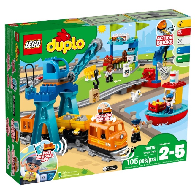 【小人物大世界】LEGO 10875 樂高 Duplo得寶 貨運列車