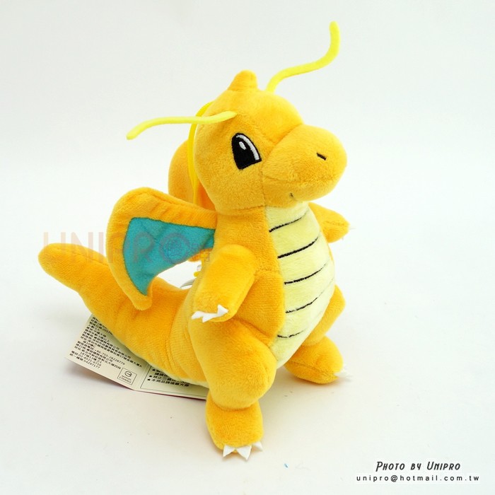 神奇寶貝XY 快龍 Dragonite 19公分 絨毛娃娃 玩偶 吸盤吊飾 禮物 寶可夢 Pokemon Go 龍系精靈