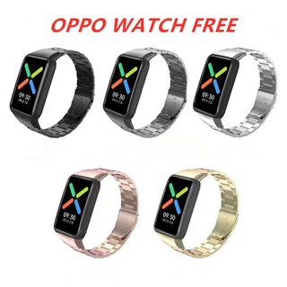 Oppo Watch Free金屬不銹鋼錶帶,適用於 Oppowatch Free NFC 配件