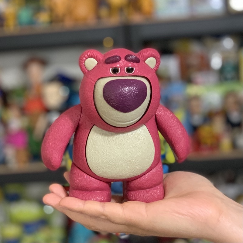 現貨 美國 絕版 玩具總動員 迪士尼 熊抱哥 草莓熊 lotso 可變臉 互動玩具