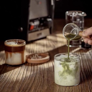 玻璃刻度杯 義式咖啡量杯 咖啡奶盅 咖啡杯 手沖壺 手沖杯 美式咖啡拿鐵拉花沖泡用品器具 量杯 刻度杯 玻璃杯 奶泡杯