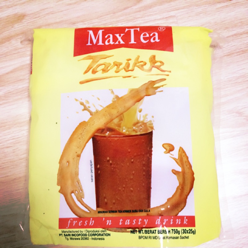 【Max Tea Tarikk】印尼拉茶 19包*25g