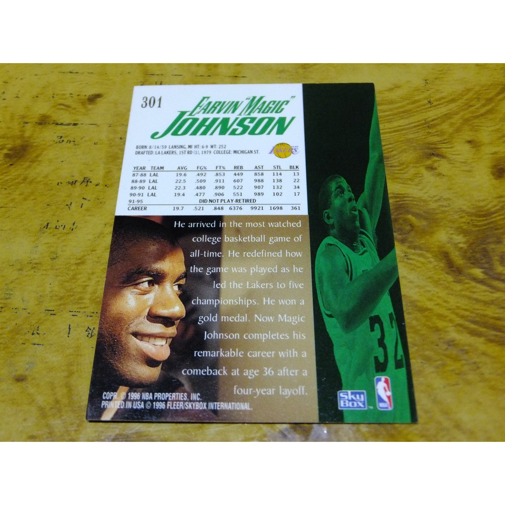 Nba 1995 96 Skybox Premium Complete Set 普卡全套301張 蝦皮購物