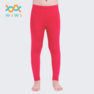 【WIWI】MIT溫灸刷毛九分發熱褲(朝陽紅 童100-150)0.82遠紅外線 迅速升溫 加倍刷毛 3效熱感 輕薄顯瘦