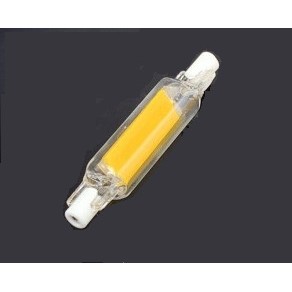 玻璃R7S J-TYPE LED 78mm 10W COB 替代鹵素燈110V,白光 自然光