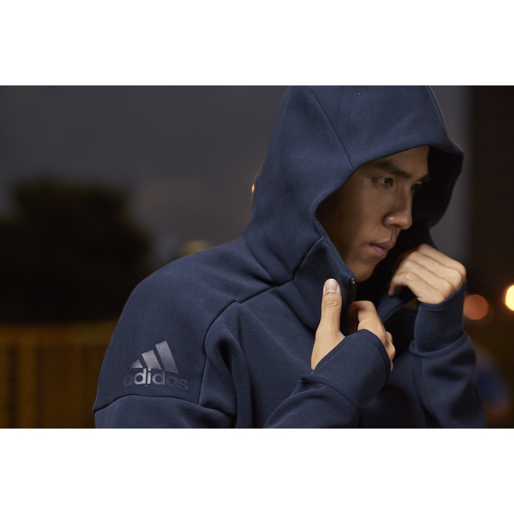 現貨 L adidas Z.N.E Hoody 男款 愛迪達 ZNE連帽外套 深藍