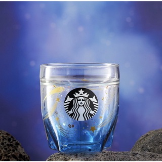 Starbucks官方正品！ 2022星巴克杯子夏夜星空款雙層玻璃杯家用辦公桌面喝水杯果汁珍奶茶奶昔茶水咖啡杯237ml