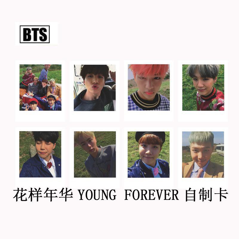 現貨 Bts 防彈少年團花樣年華young Forever 同款自制卡專輯小卡 蝦皮購物
