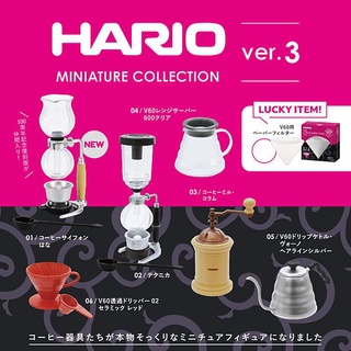 【詠揚模型玩具店】Kenelephant 轉蛋 扭蛋 HARIO 迷你 咖啡器具 V3 3 6種 磨豆機 雲朵壺 V60