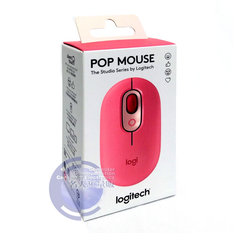 【3CTOWN】限量 台灣公司貨 含稅附發票 Logitech羅技 POP MOUSE 藍牙無線滑鼠 3色