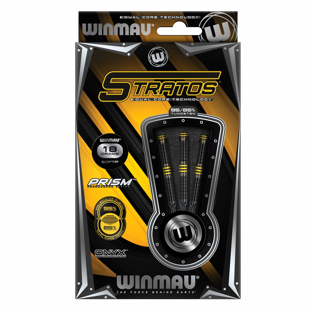 專業飛鏢 WINMAU原廠正品 Stratos 95/85% 鎢鋼軟標 18g