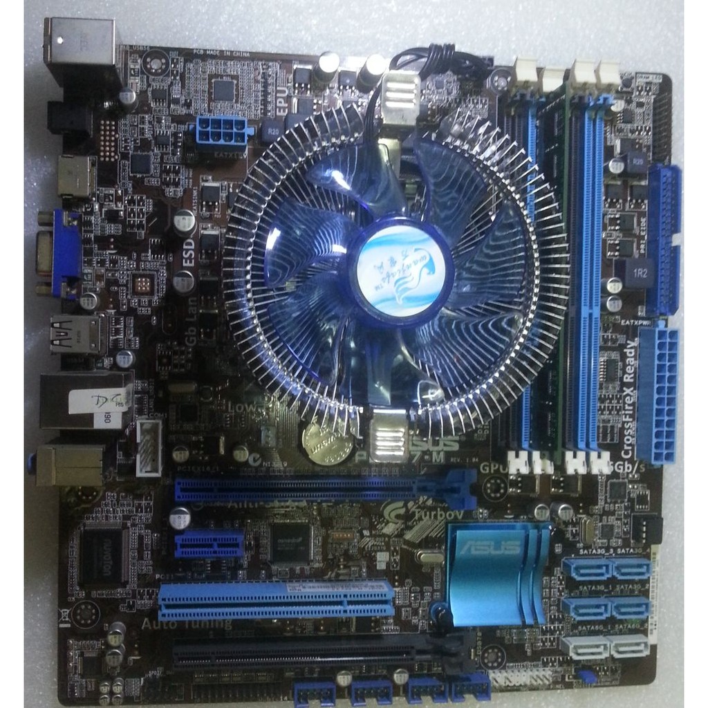 ASUS P8H67 M + CPU i5 3470 (1155腳位 主機板)