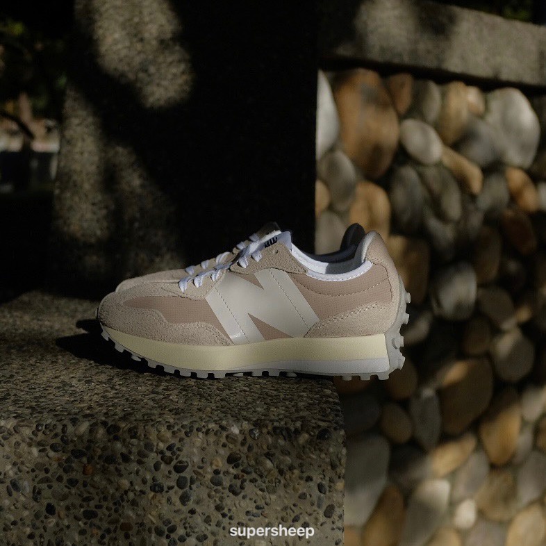 New Balance 327 女款 水泥灰 奶油色 燕麥奶 WS327EC