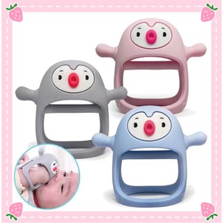 美國 Smily mia 啾啾企鵝 固齒器 (藍/灰/粉)