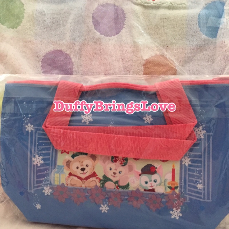 《絕版》2015日本迪士尼 聖誕節 達菲Duffy 餐袋 保溫袋 保冷袋 便當袋 可保溫保冷