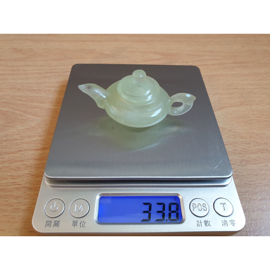 天然玉石玉壺手把件掌中壺翠白玉小玉壺袖珍迷你小玉壺玉石把玩件手把件擺飾品工藝品精雕藝品玲瓏精緻收藏玉壺茶壺小擺件