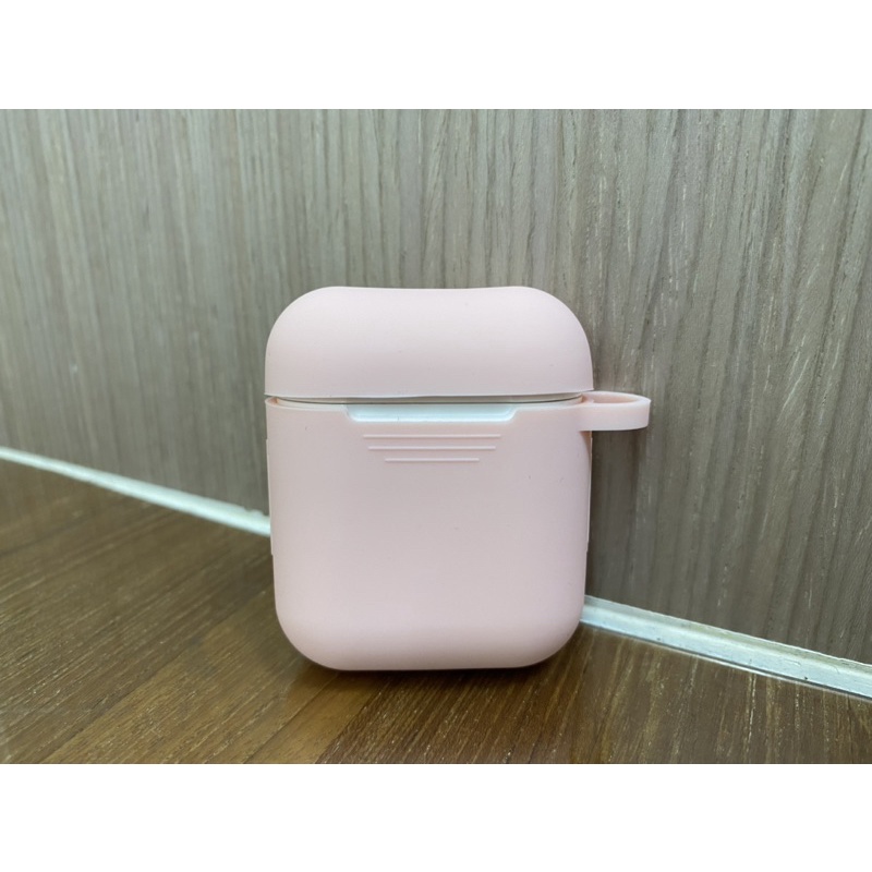 AirPods 二代耳機殼 有充電孔 藍牙耳機殼 粉色 /二手 現貨