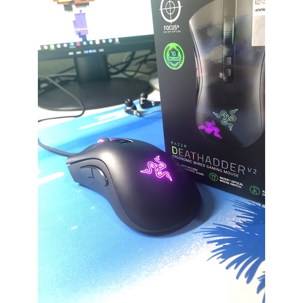 雷蛇 電競滑鼠 Razer Deathadder V2 二手 超新