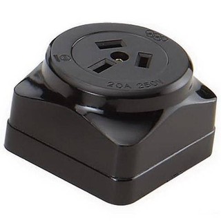 全電木明插座 3P20A 250V WJA-1320A