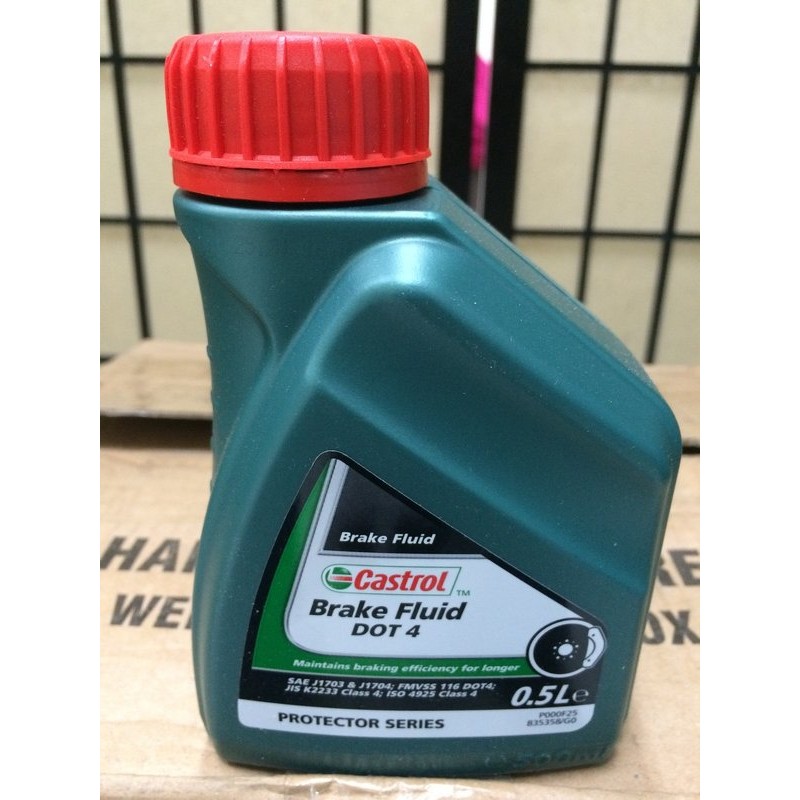 單買區-【Castrol 嘉實多】BRAKE FLUID、DOT-4、超高效能、煞車油、0.5公升/罐裝【煞車系統】