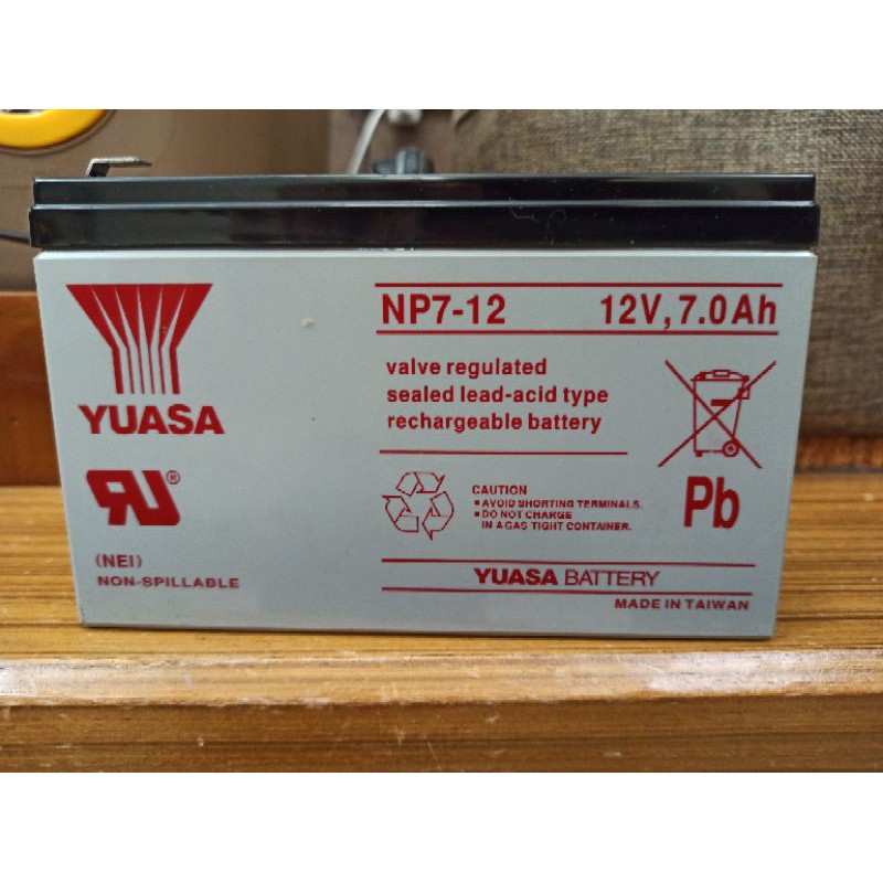 YUASA湯淺NP7-12 UPS電池/不斷電系統電池